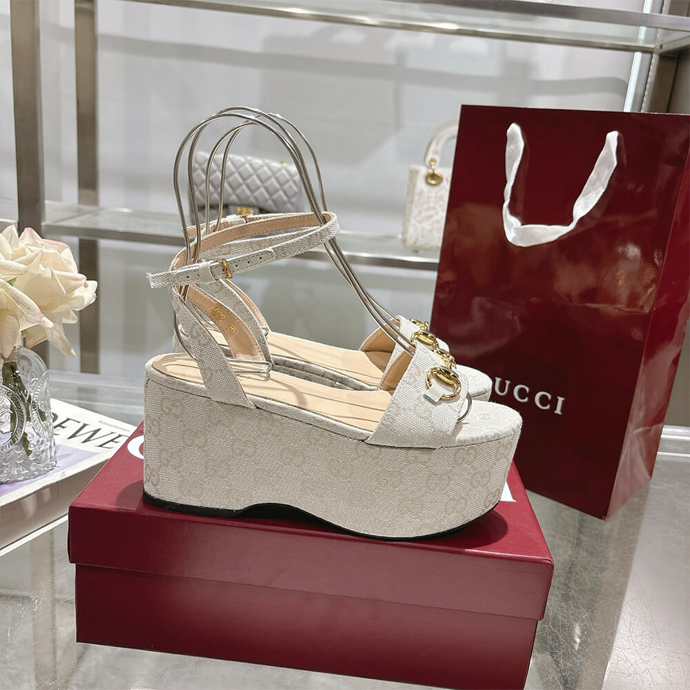 GUCCI Women s Horsebit flatform sandal